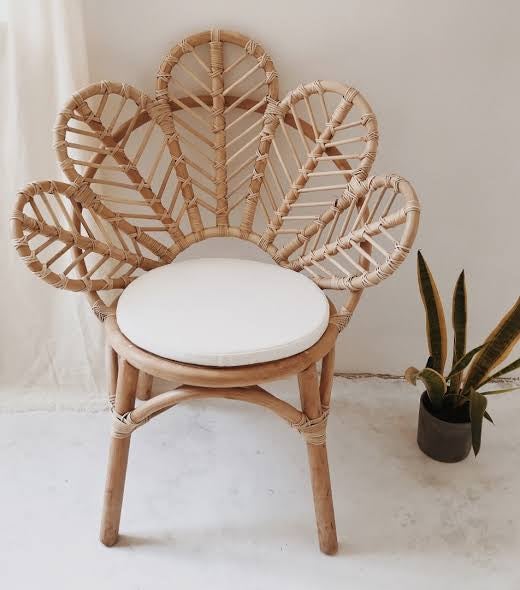 Petal cane chair hire