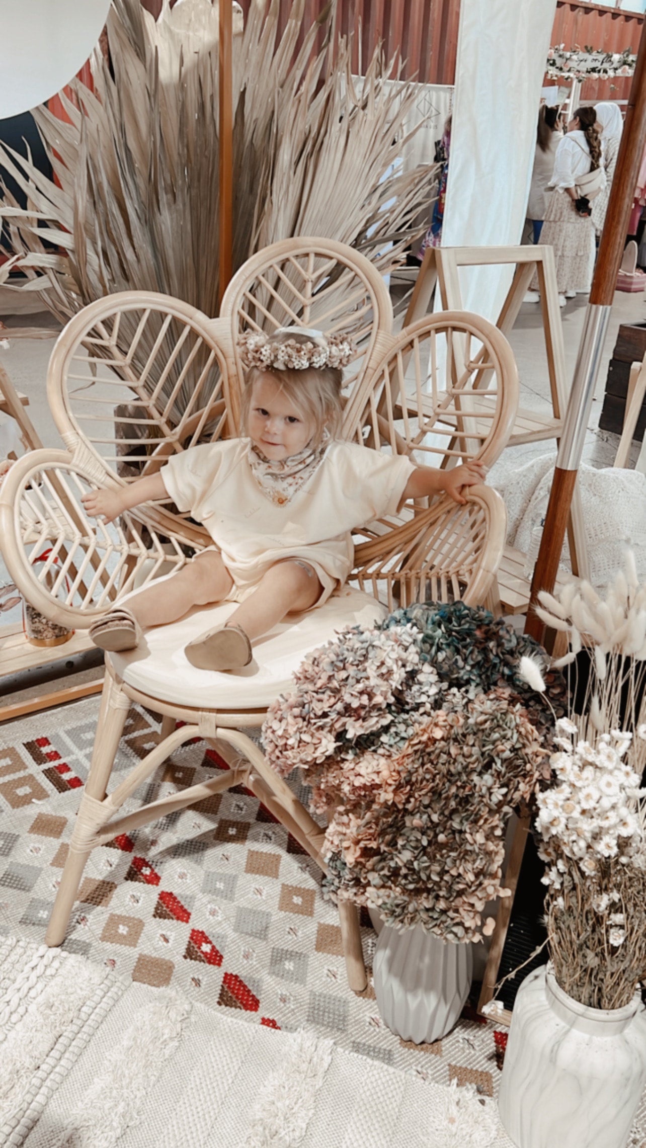 Cane petal chair clearance